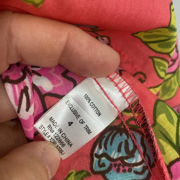 Pinky Pink Floral Kids Dress Size 4 - Picture 10 of 11